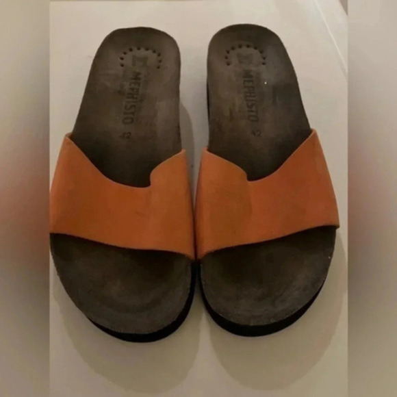 Mephisto Shoes - Mephisto Orange Sandal-Brand New-Size 42
